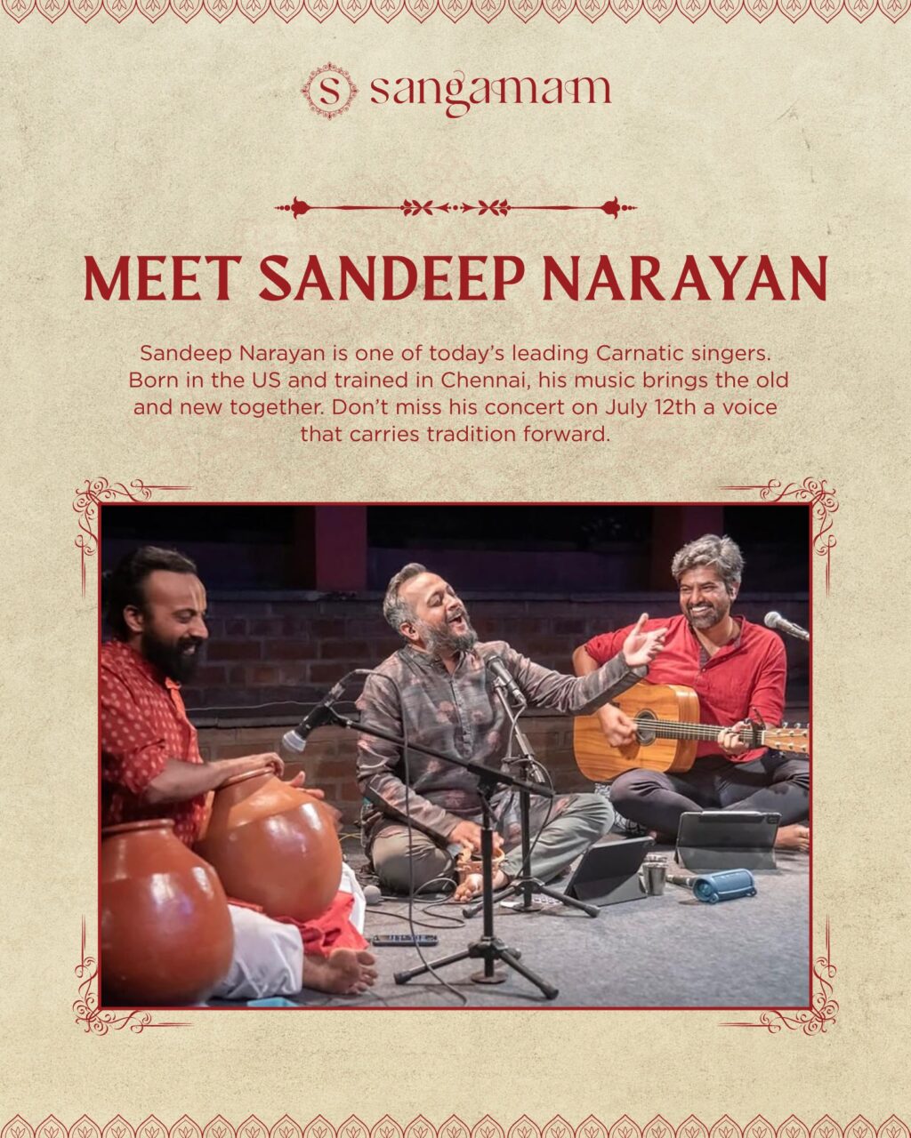 Instagram post from sangamam_india. This post is in position 5.