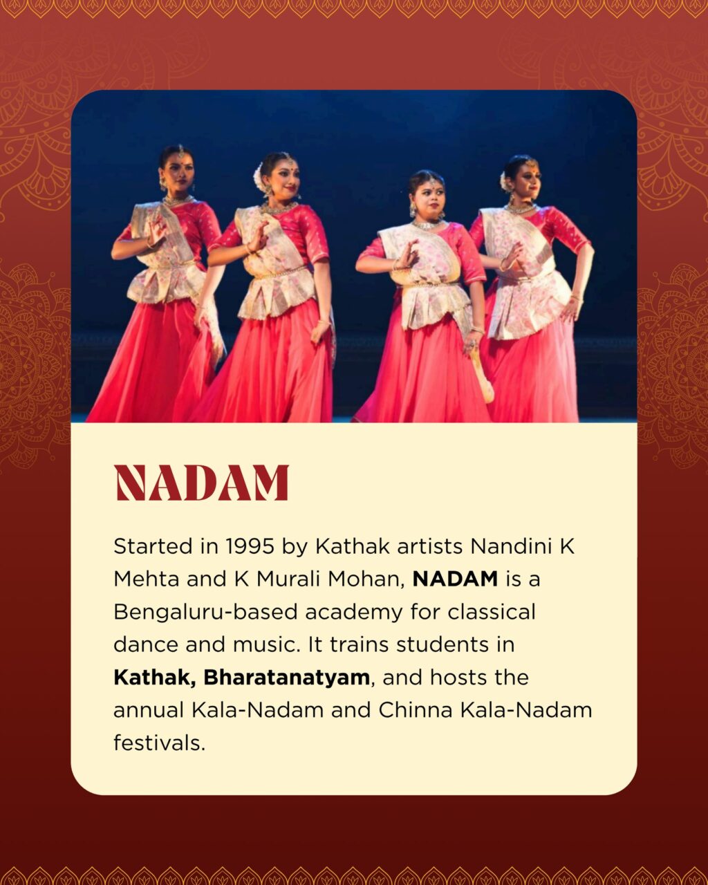Instagram post from sangamam_india. This post is in position 1.